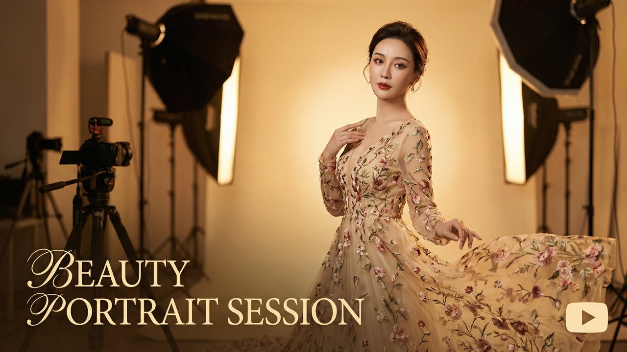 电梯激情美少女写真视频 - 高清摄影视频教程